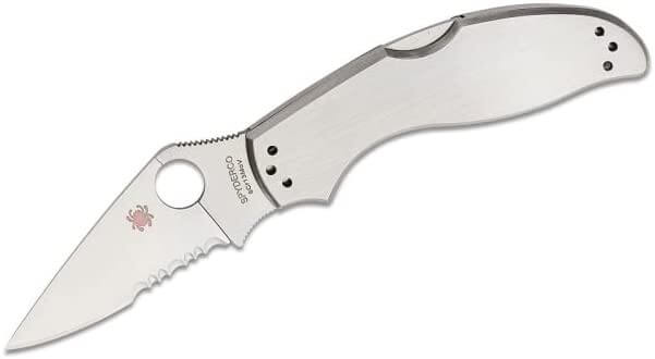 Spyderco UpTern Silver CombinationEdge