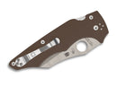 Spyderco YoJumbo Brown G10 CPM 15V PlainEdge Sprint Run