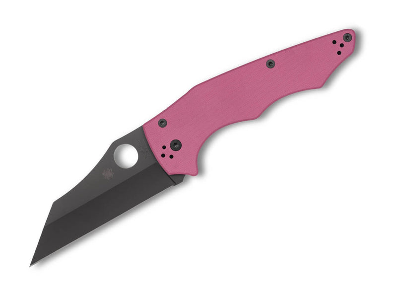 Spyderco YoJumbo Pink G10 Black Blade Sprint Run