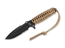 TB Outdoor Maraudeur Paracord Brown Serrated
