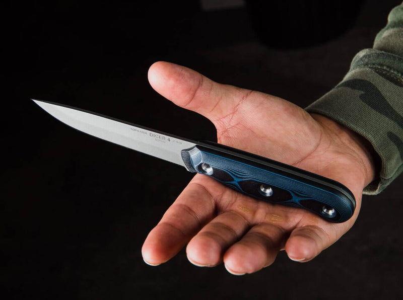 TOPS Knives Dicer 4 Steak Knife Blue