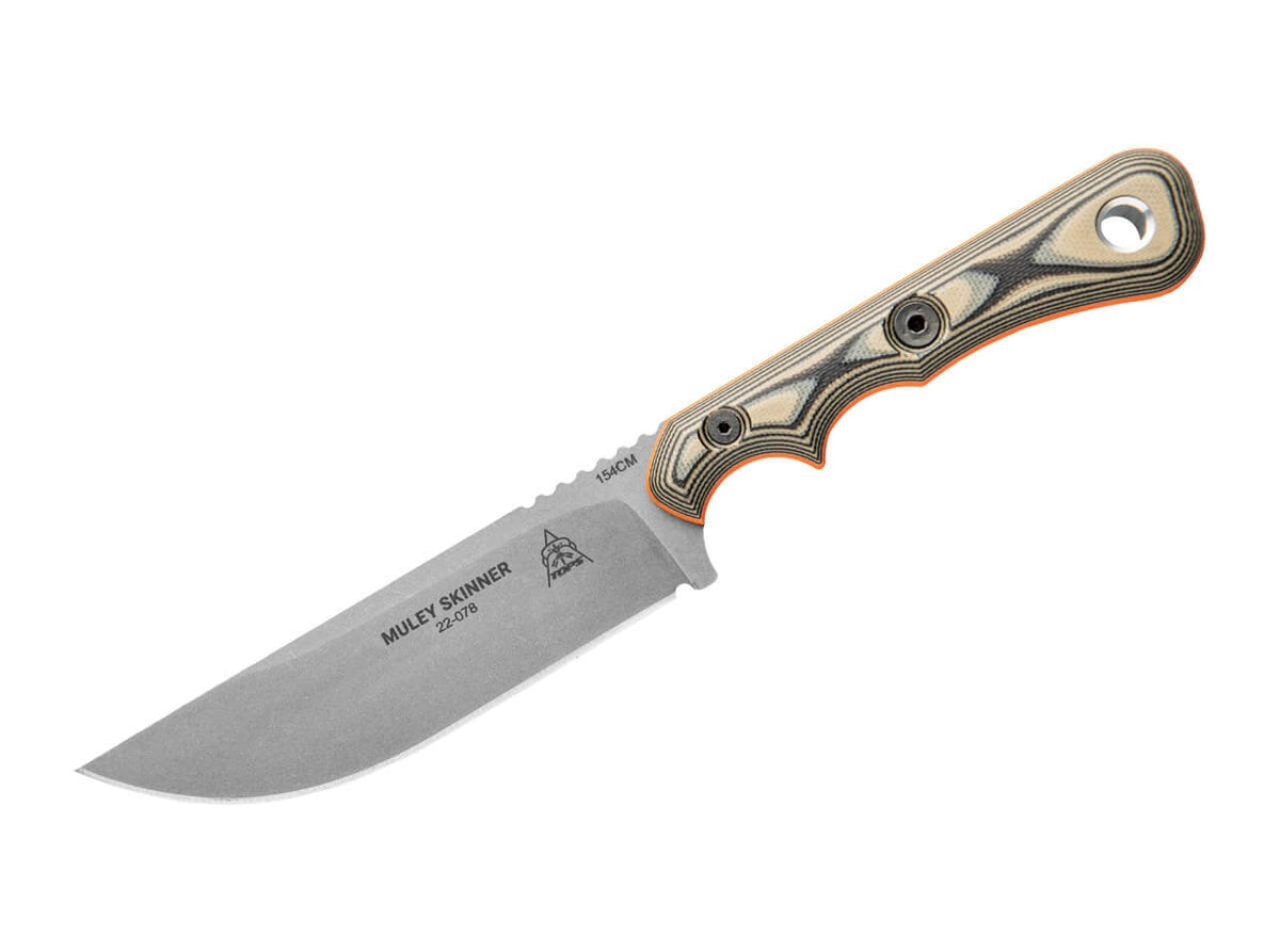 Muley Skinner Tan Black G10