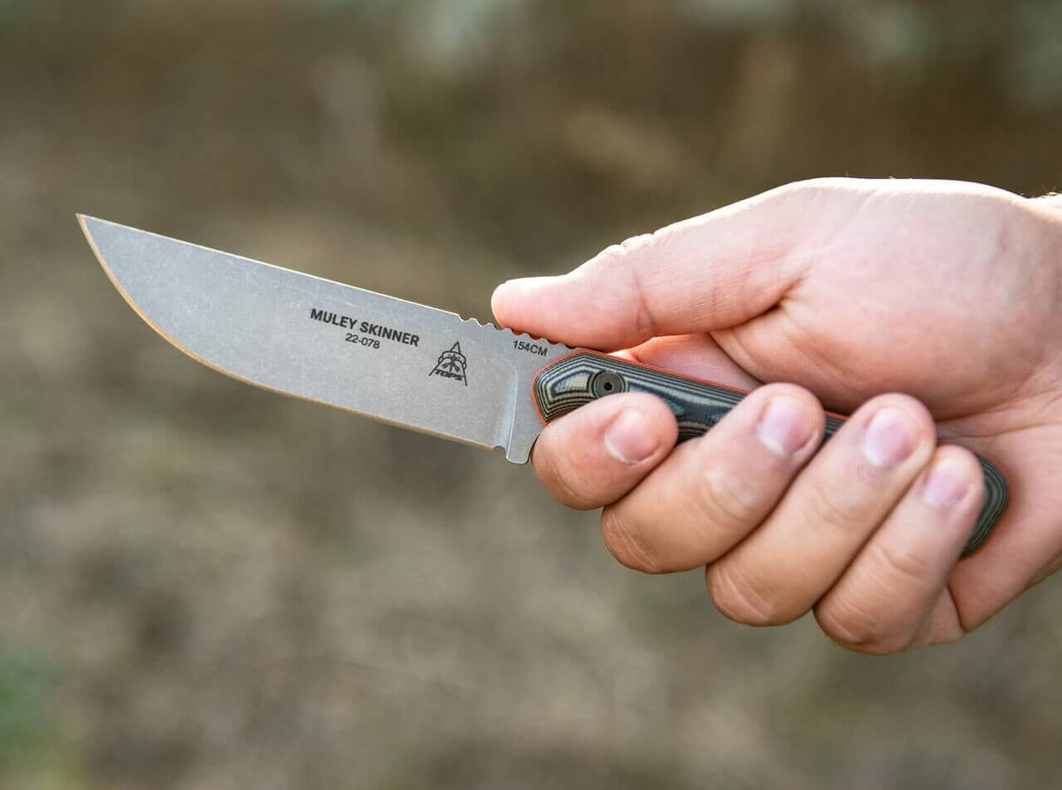 Muley Skinner Tan Black G10