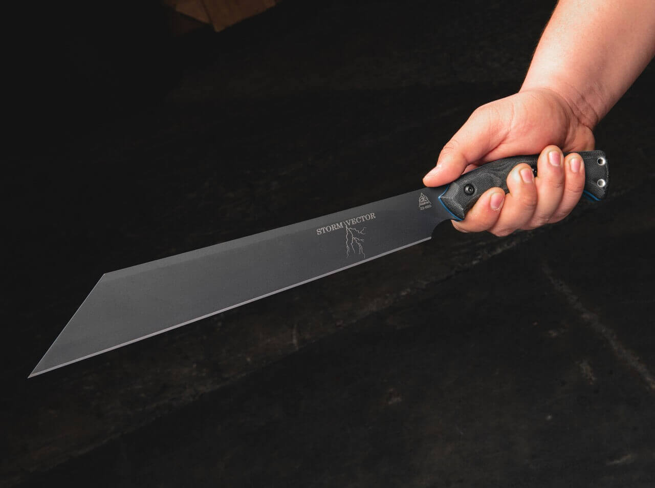 Storm Vector Micarta Black