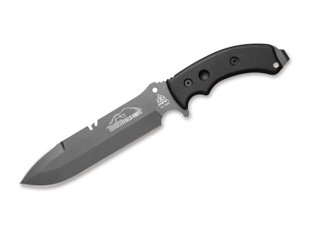Tahoma Field Knife Micarta Black