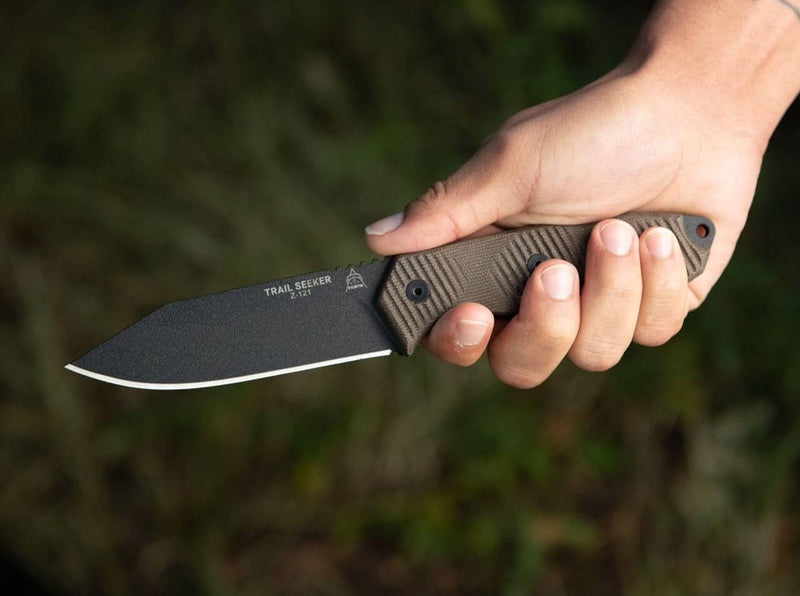 TOPS Knives Trail Seeker Micarta Green