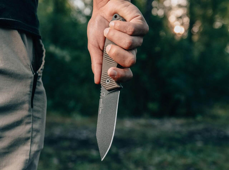 TOPS Knives Trail Seeker Micarta Green