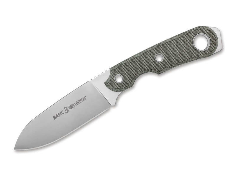 Viper Basic 3 MagnaCut Micarta Green