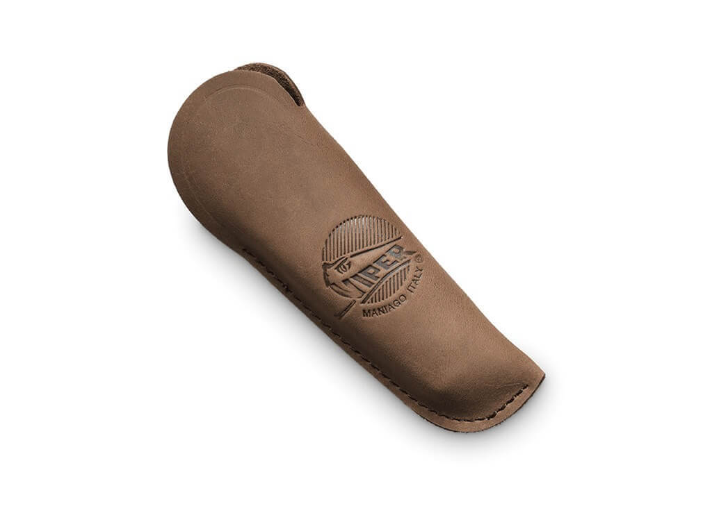 Viper Hug Titanium Micarta Brown