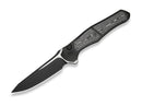 WE Knife 702XI M390 Black Ti Aluminum Foiled CF