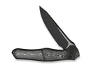 WE Knife 702XI M390 Black Ti Aluminum Foiled CF