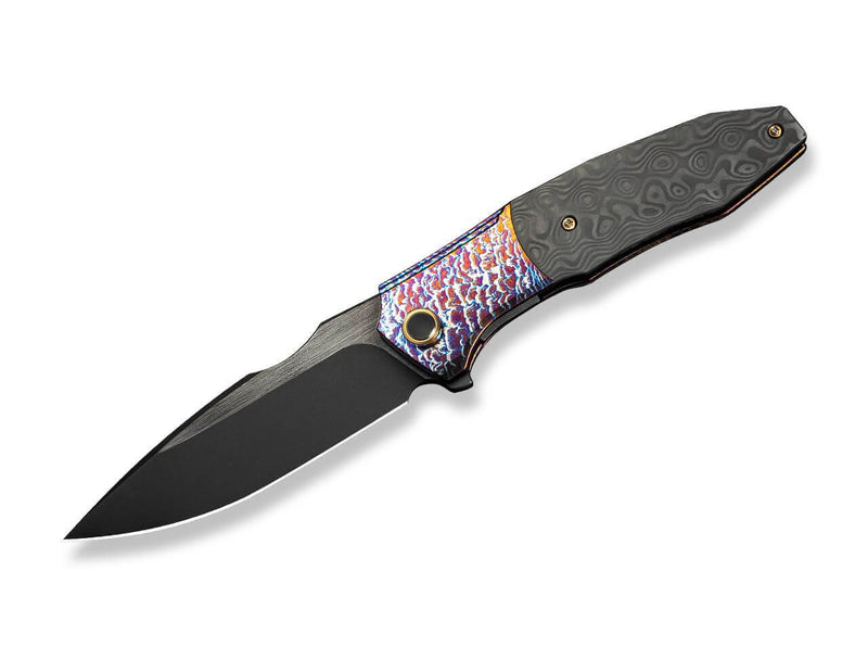 WE Knife Archeozoic Flamed Titanium Rose CF