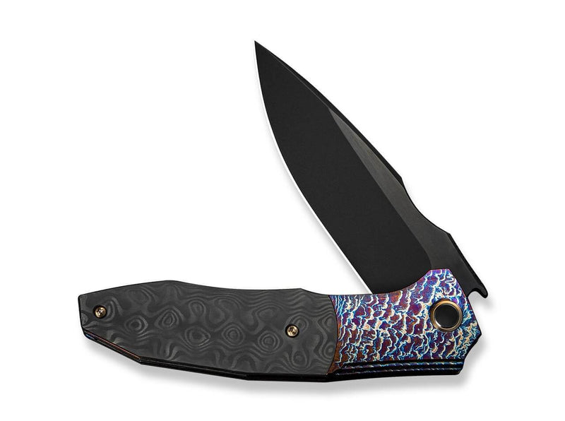 WE Knife Archeozoic Flamed Titanium Rose CF