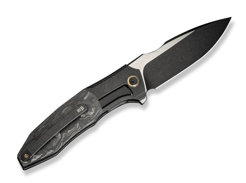 WE Knife Archeozoic Titanium Black Shredded CF