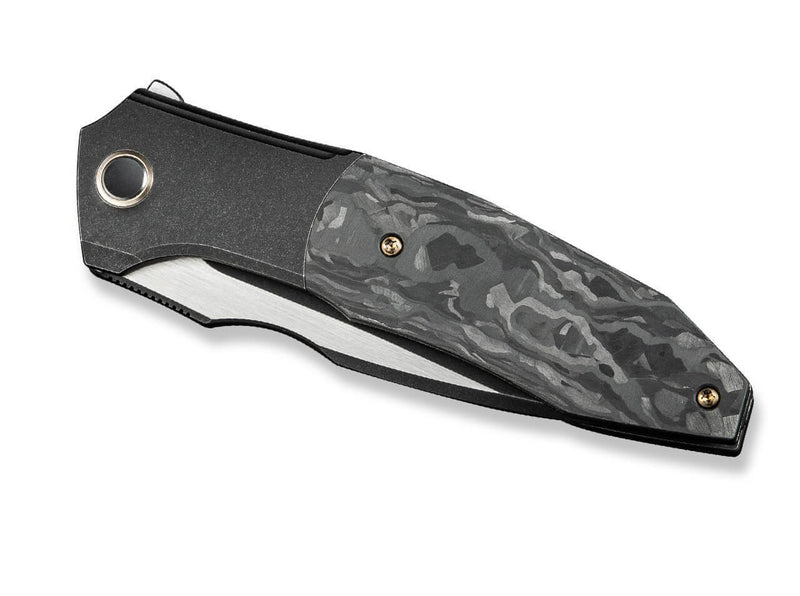 WE Knife Archeozoic Titanium Black Shredded CF
