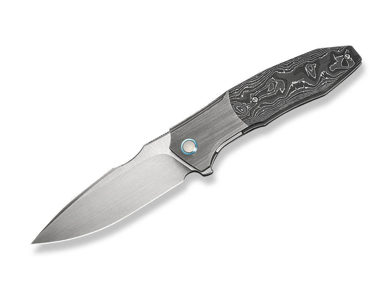 WE Knife Archeozoic Titanium Gray Aluminum Foil CF