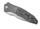 WE Knife Archeozoic Titanium Gray Aluminum Foil CF