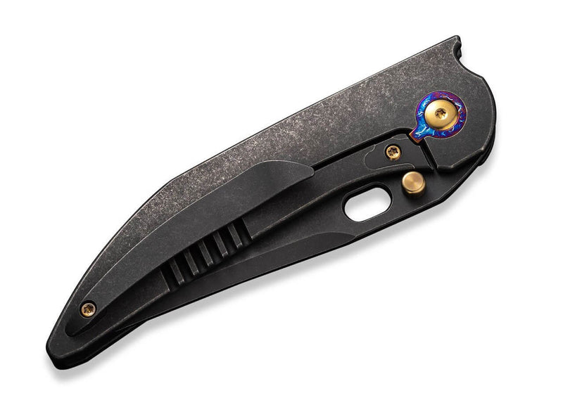 WE Knife Attor CPM-20CV Titanium Black Stonewashed