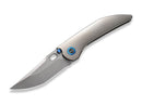 WE Knife Attor CPM-20CV Titanium Polished Bead Blasted