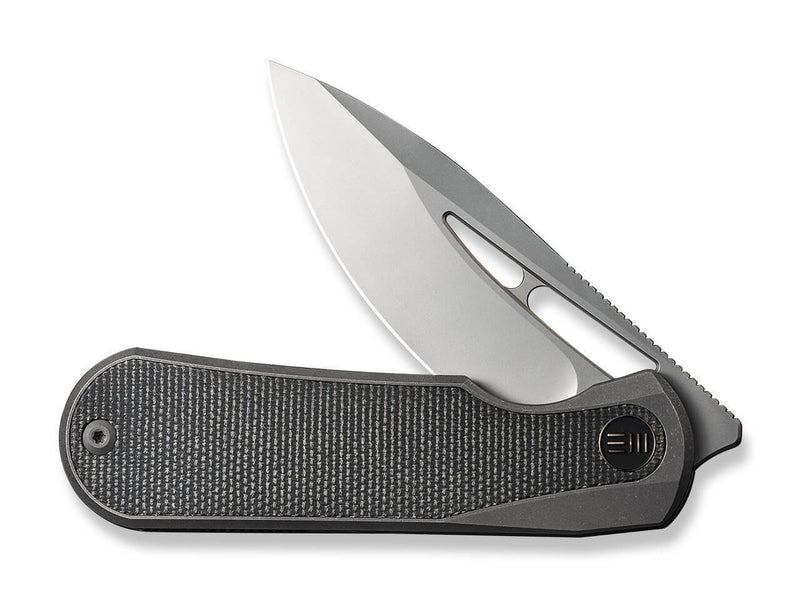 WE Knife Baloo 20CV Grey Ti Dark Green Micarta Mystery Box