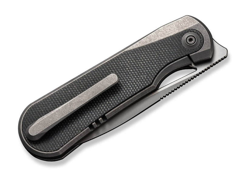 WE Knife Baloo 20CV Grey Ti Dark Green Micarta Mystery Box