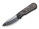 WE Knife Baloo Damascus Titanium CF Black