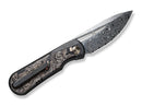 WE Knife Baloo Damascus Titanium CF Black