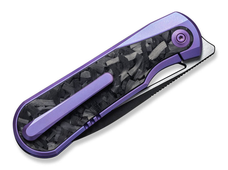 WE Knife Baloo Titanium CF Purple