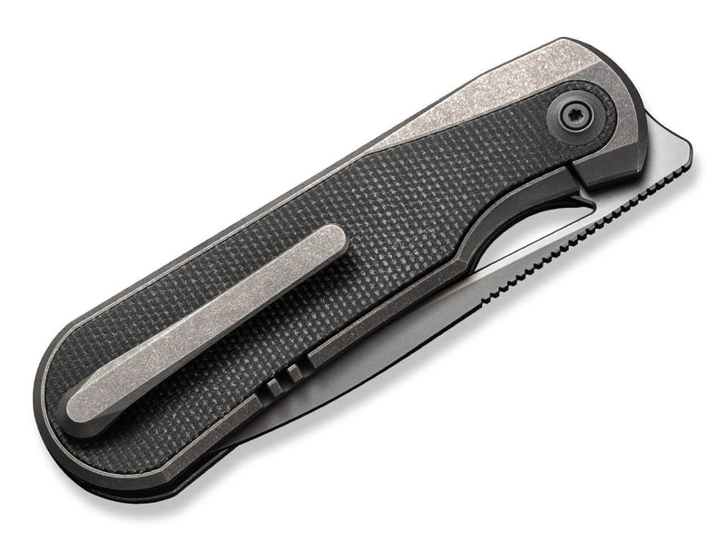 WE Knife Baloo Titanium Micarta Black