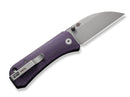 WE Knife Banter Wharncliffe Canvas Micarta Purple