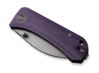 Banter Wharncliffe Canvas Micarta Purple