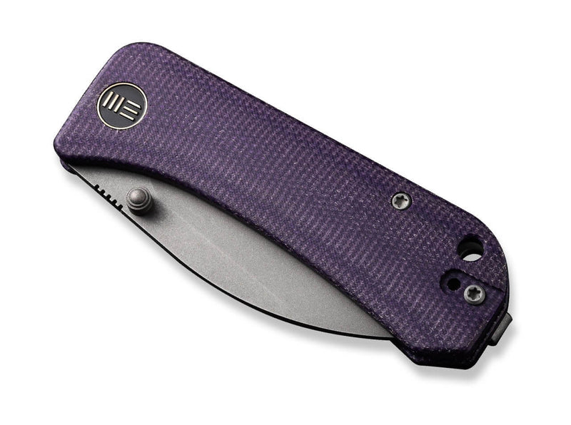 WE Knife Banter Wharncliffe Canvas Micarta Purple