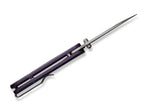 Banter Wharncliffe Canvas Micarta Purple