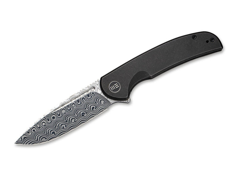 WE Knife Beacon Damascus Titanium Black