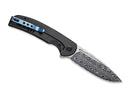 WE Knife Beacon Damascus Titanium Black