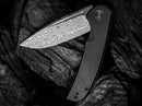 WE Knife Beacon Damascus Titanium Black