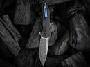 WE Knife Beacon Damascus Titanium Black