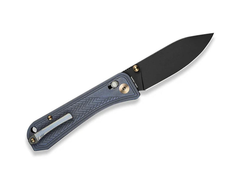 WE Knife Bougie Banter S45VN Titanium Blue Black Stonewashed