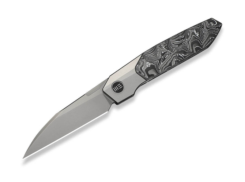 WE Knife Brr15 M390 Gray Ti Aluminum Foil CF