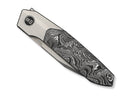 WE Knife Brr15 M390 Gray Ti Aluminum Foil CF