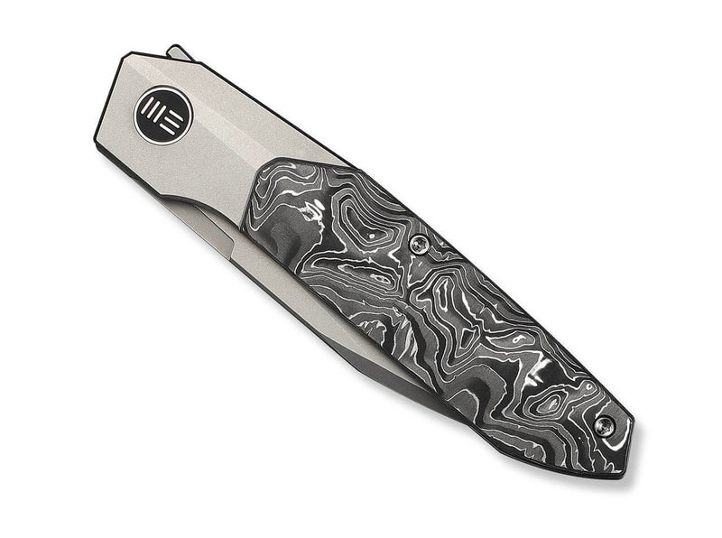 WE Knife Brr15 M390 Gray Ti Aluminum Foil CF