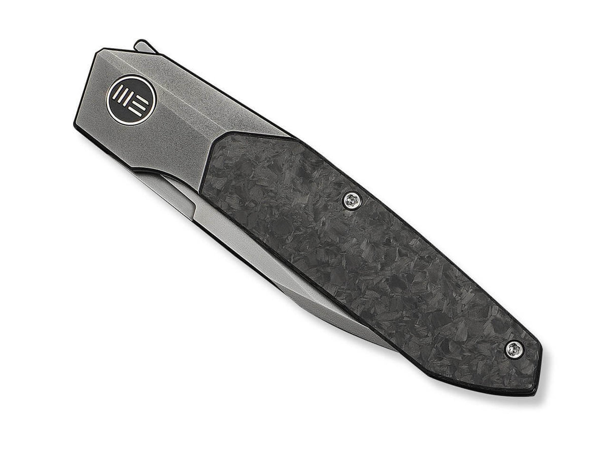 Brr15 M390 Gray Ti Shredded CF Polished Gray