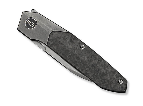 Brr15 M390 Gray Ti Shredded CF Polished Gray