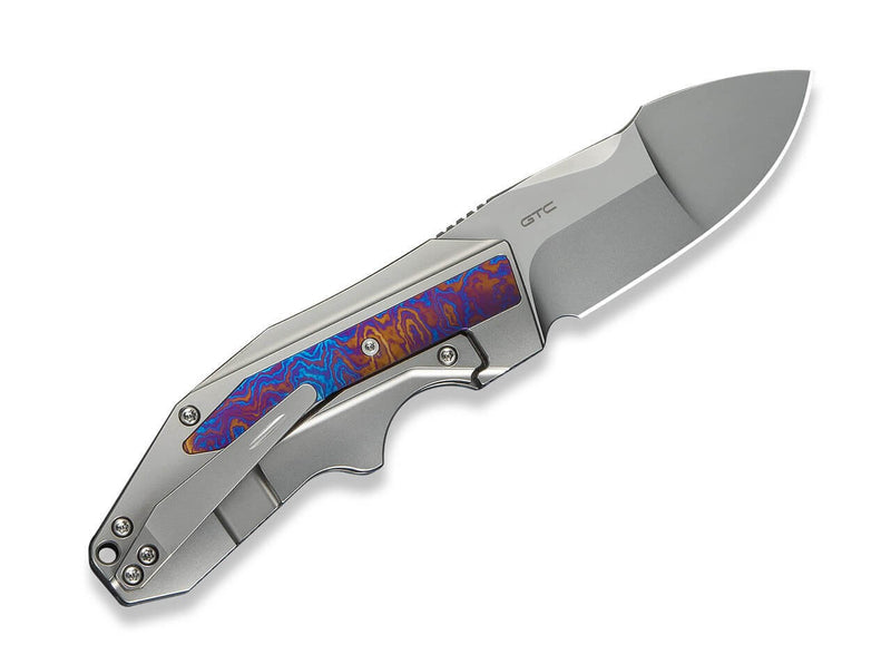 WE Knife Coral 20 CV Polished Ti Timascus