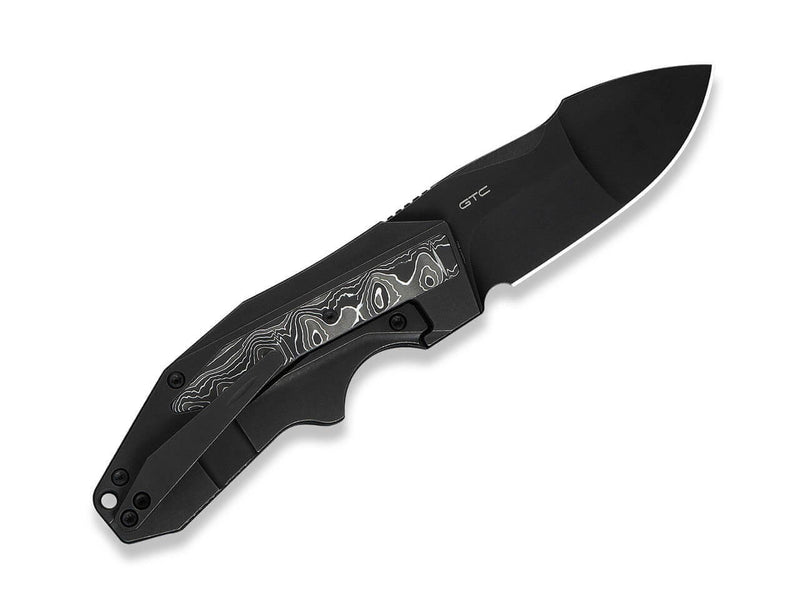 WE Knife Coral 20 CV Ti All Black Aluminum Foil CF