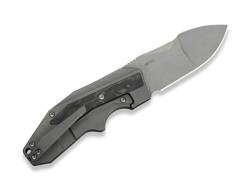 WE Knife Coral 20 CV Ti Gray Marble CF