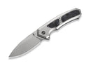 WE Knife Corwyn M390 Gray Ti Black & Pink CF
