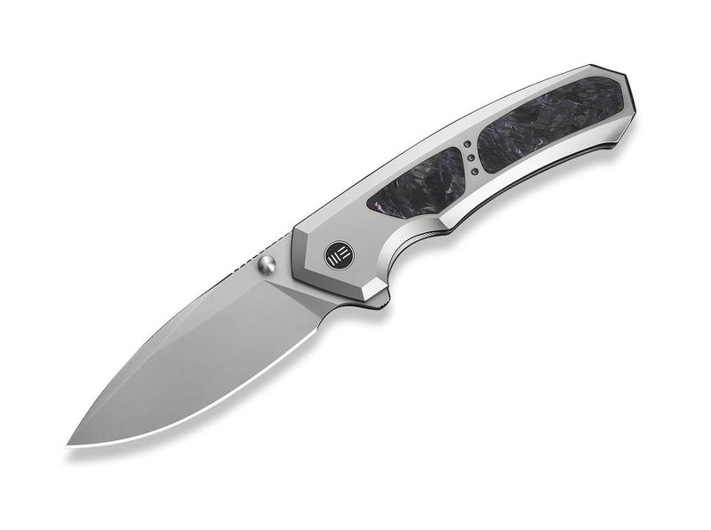 WE Knife Corwyn M390 Gray Ti Black & Pink CF