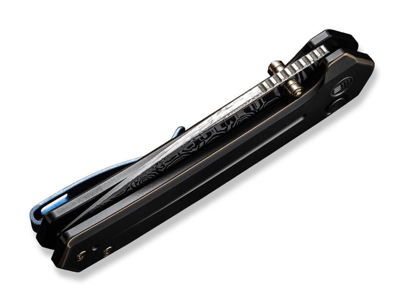 WE Knife Culex Titanium Bronze Damascus