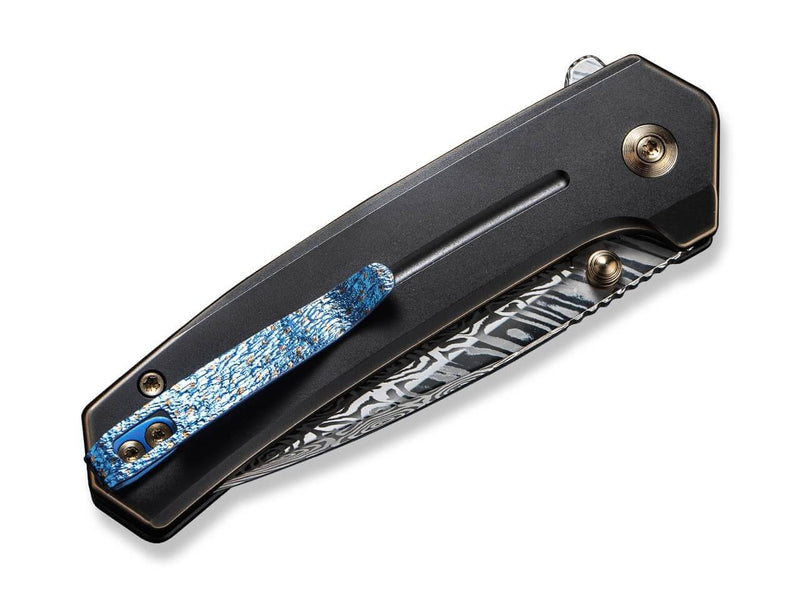 WE Knife Culex Titanium Bronze Damascus